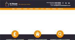 Desktop Screenshot of inhouseestateagents.co.uk